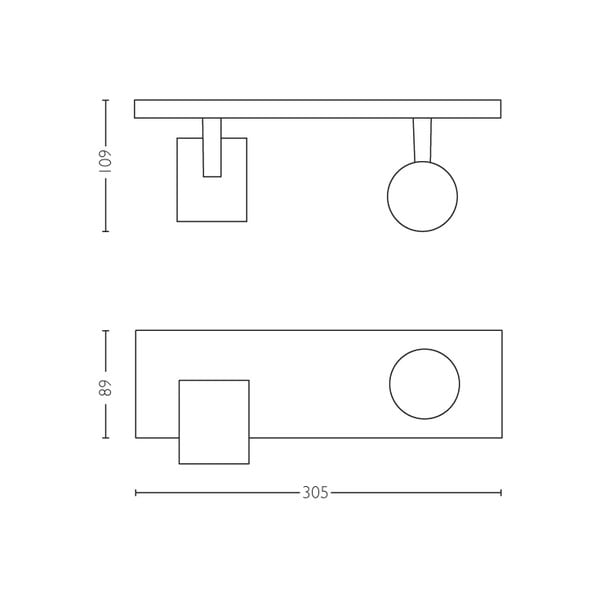 Pametno točkovno svetilo z žarnico GU10, 4 W Runner – Philips Hue-image-3