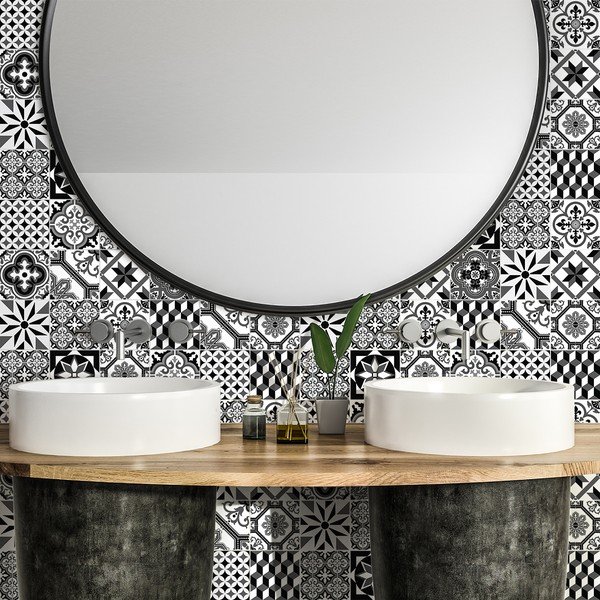 Set 24 stenskih nalepk Ambiance Chikito, 10 x 10 cm-image-3