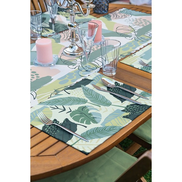 Komplet namiznega tekača in pogrinjkov 5 ks – Mila Home-image-2