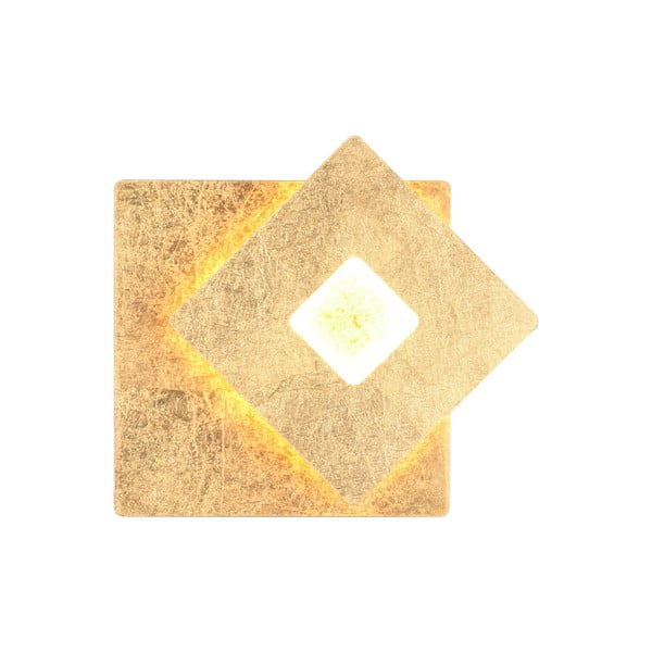 LED stenska svetilka v zlati barvi Leano – Trio-image-3