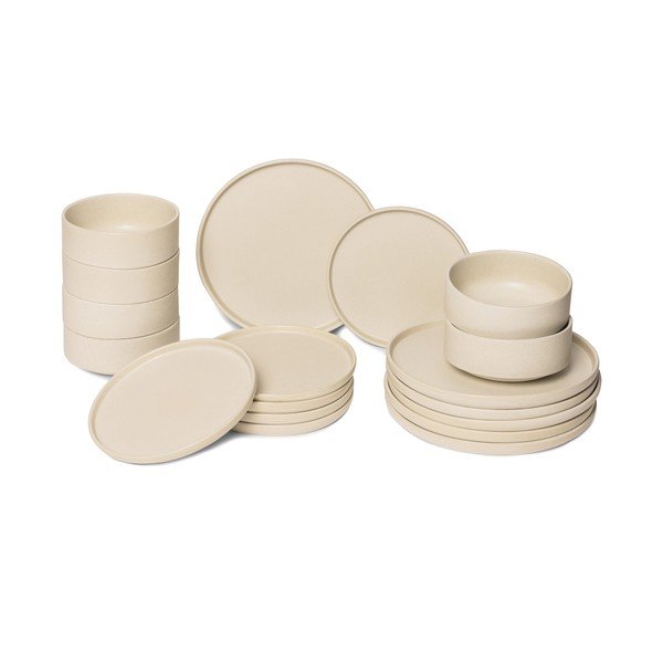 18-delni set krem lončene posode Bonami Selection Malia