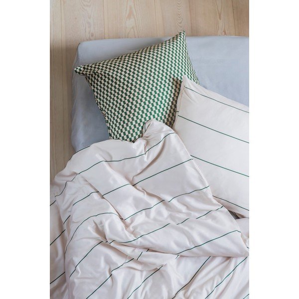 Bež enojna posteljnina iz bombažnega satena 140x200 cm Align – Mette Ditmer Denmark-image-1