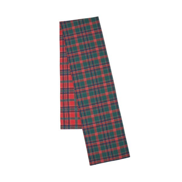 Bombažen namizni tekač z božičnim motivom 220x32 cm Christmas Tartan Check – Catherine Lansfield-image-3