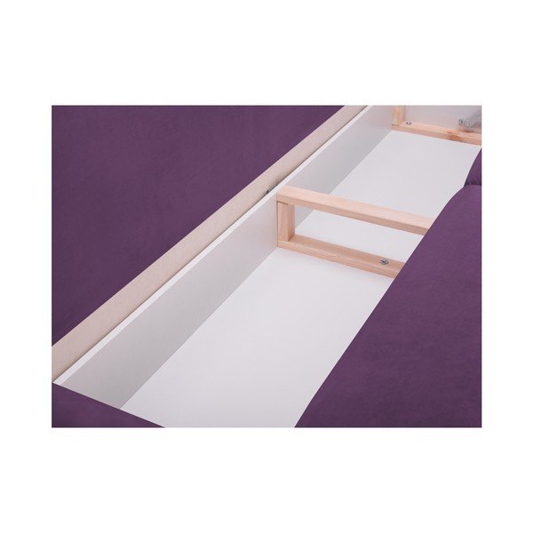 Vijoličen raztegljiv trosed s prostorom za shranjevanje Mazzini Sofas Peony-image-3