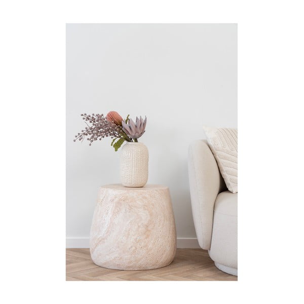 Lončena okrogla vrtna mizica ø 47,5 cm Bonn – House Nordic-image-3