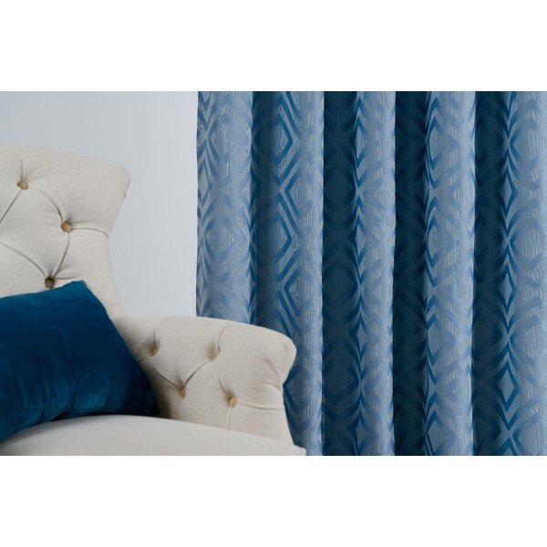 Modra zavesa 140x245 cm Giuseppe – Mendola Fabrics-image-3