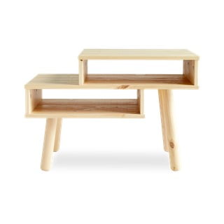 Klubska mizica iz borovega lesa Karup Design Haku
