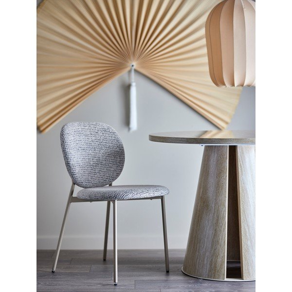 Siv tekstilen jedilni stol Percey – Bloomingville-image-3