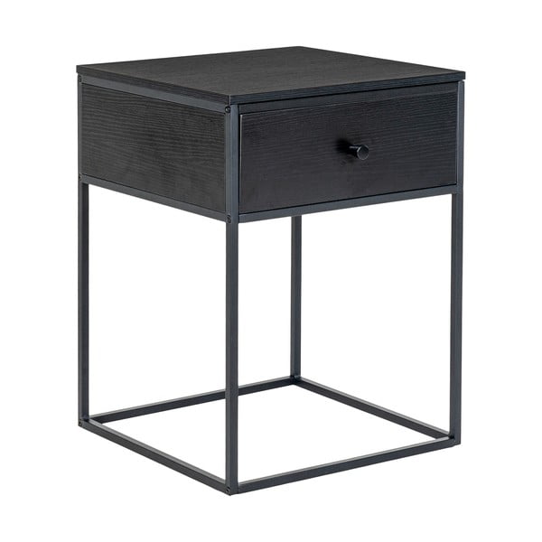 Črna nočna omarica Vita – House Nordic-image-3