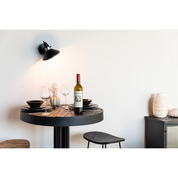 Črna stenska svetilka Jona – White Label-image-3