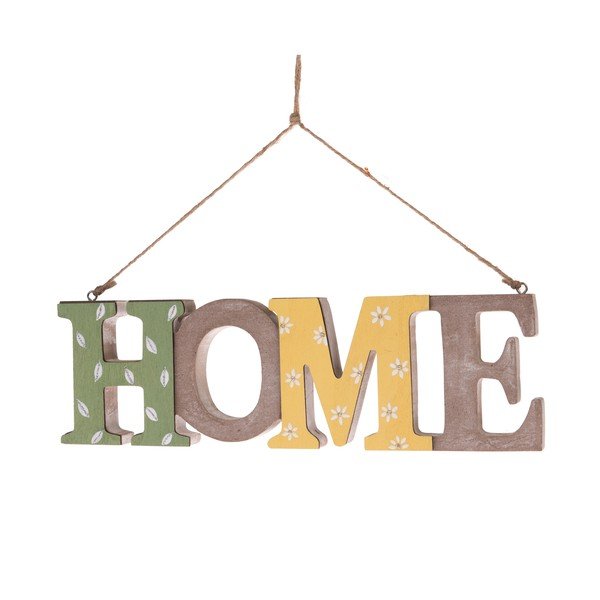 Lesena viseča dekoracija Dakls Home Sweet Home