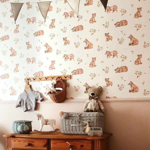 Otroška tapeta 50x280 cm Little Bears – Dekornik-image-1
