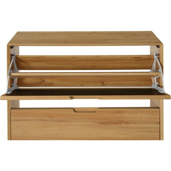 Preklopna omarica za čevlje v hrastovem dekorju Ezra – Støraa-image-3