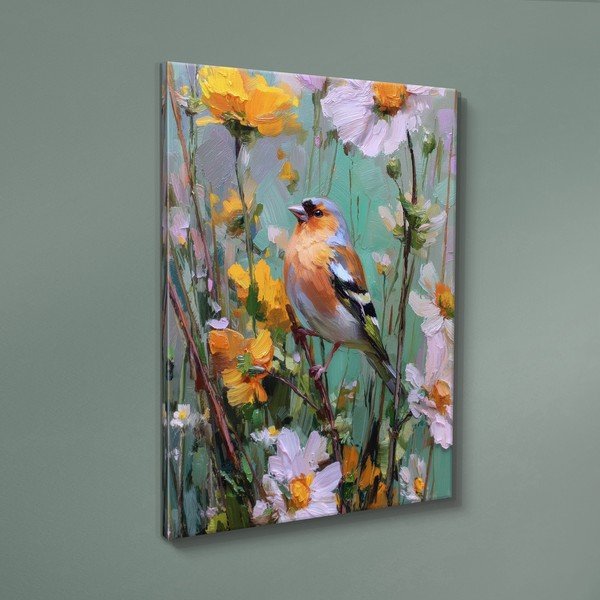 Tiskana slika z okvirjem 60x80 cm Fringilla – Styler-image-4