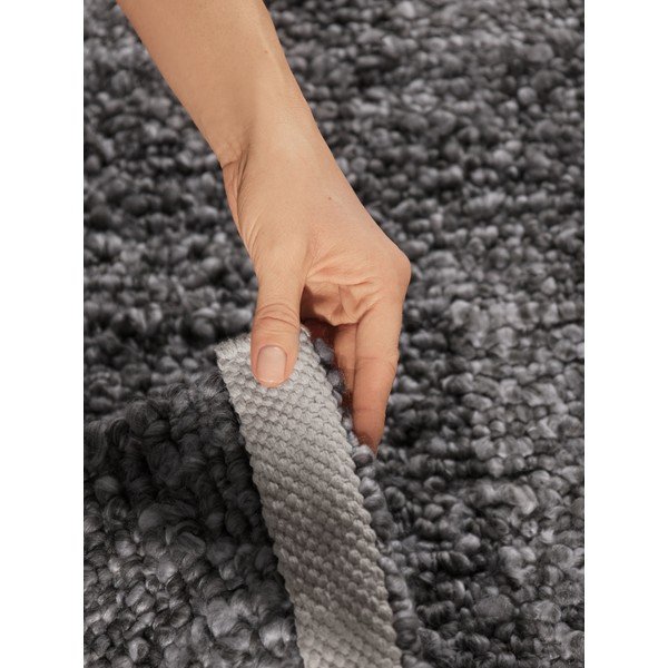 Temno siv ročno tkan bouclé tekač 80x200 cm Notting Hill Portobello – Ted Baker-image-4