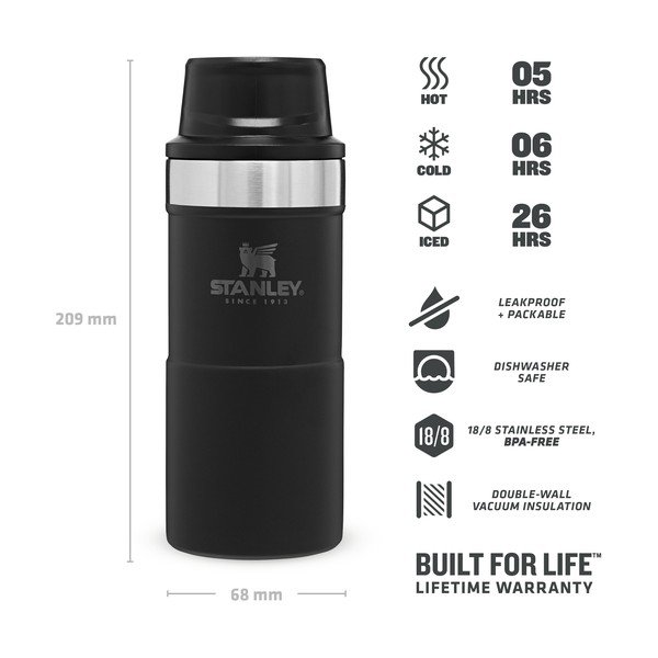 Črn termo lonček 350 ml – Stanley-image-3