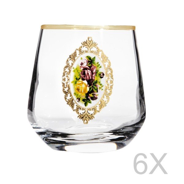 Komplet 6 kozarcev Mezzo Lal, 95 ml