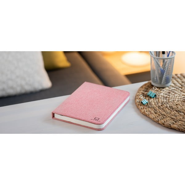 LED namizna svetilka s tekstilnim senčilom (višina 2,5 cm) Booklight – Gingko-image-1