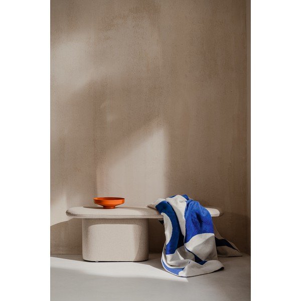 Modro-kremno bela odeja 150x200 cm Tul – noo.ma-image-2