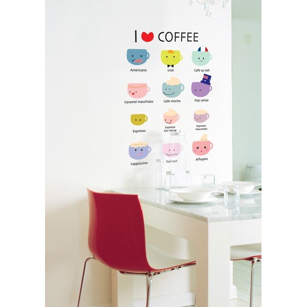 AmbianceI Love Coffee Sticker Set-image-1