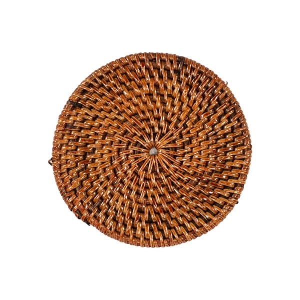 Rjavi podstavki za kozarce v kompletu 6 ks iz ratana – Tiseco Home Studio-image-2