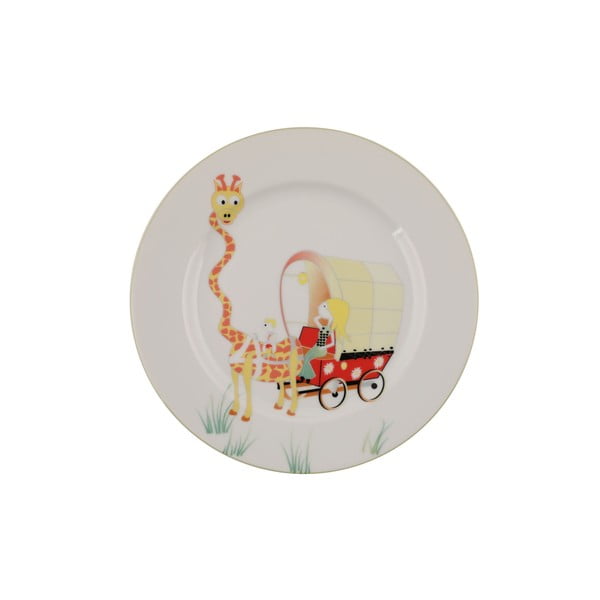 5-delni otroški jedilni set iz porcelana Kütahya Porselen Giraffe-image-2