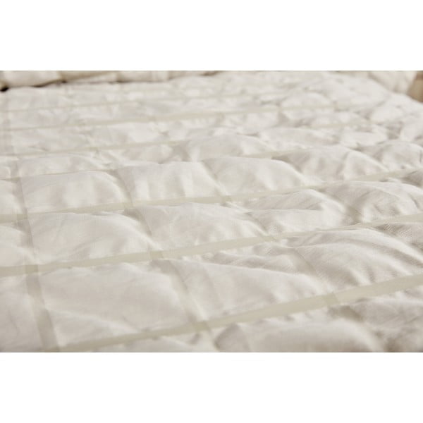 Bež enojna posteljnina iz krepa 140x200 cm Naomi – My House-image-1