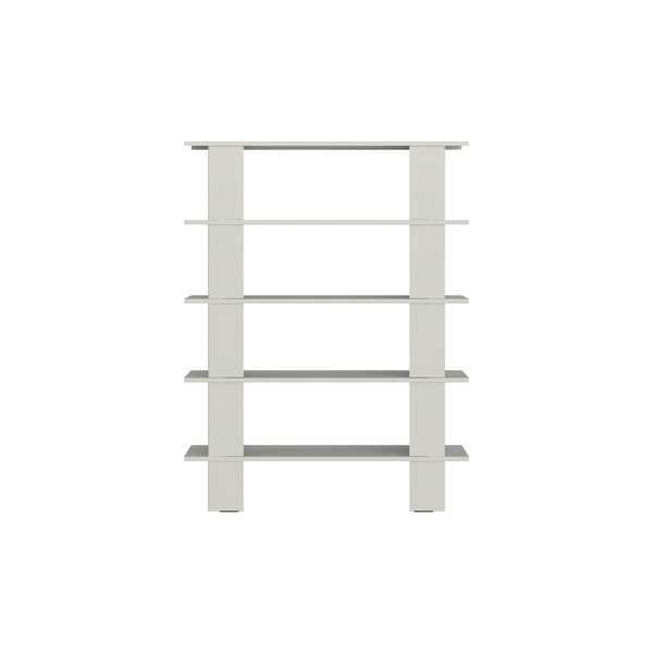 Svetlo siv kovinski regal 120x156x37 cm Hes – noo.ma-image-3