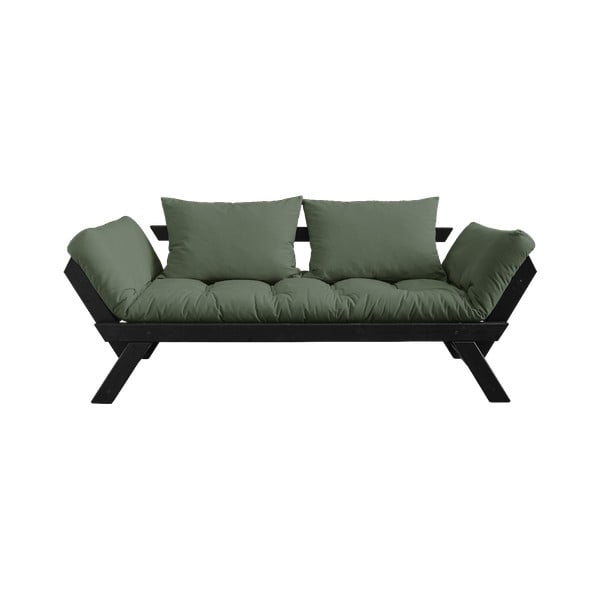 Raztegljiv kavč Karup Design Bebop Black/Olive Green