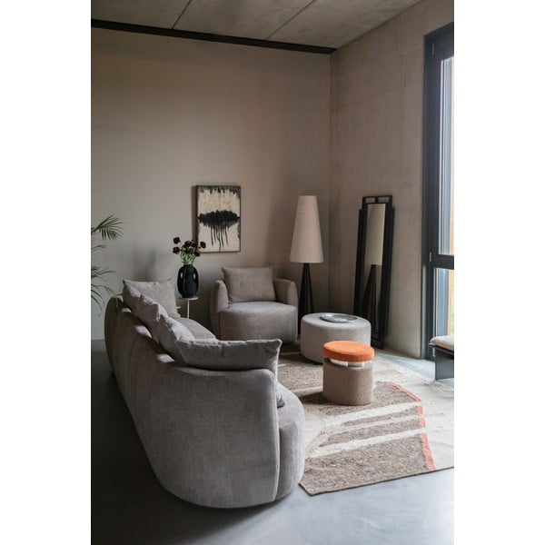 Svetlo rjava sedežna garnitura 210 cm Rocca – Dutchbone-image-1