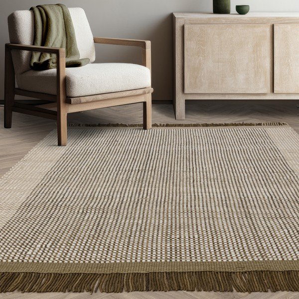Svetlo rjava ročno tkana volnena preproga 200x290 cm Avalon – Asiatic Carpets-image-1