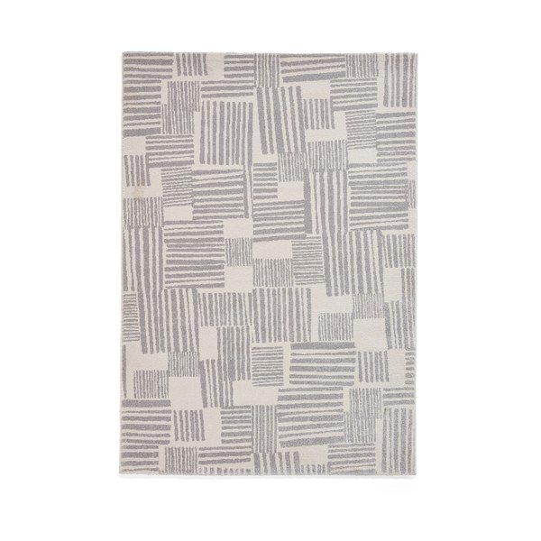 Svetlo siva preproga 120x170 cm Blocks – Catherine Lansfield