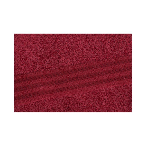 Rdeča bombažna brisača Foutastic, 50 x 90 cm-image-2