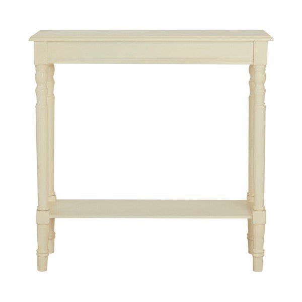 Slonokoščena stranska mizica iz masivnega bora 30x80 cm Heritage – Premier Housewares-image-3