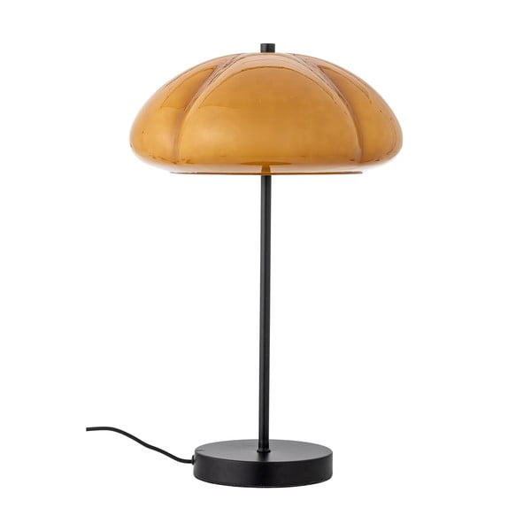 Oker rumena namizna svetilka s steklenim senčilom (višina 46,5 cm) Kinoko – Bloomingville