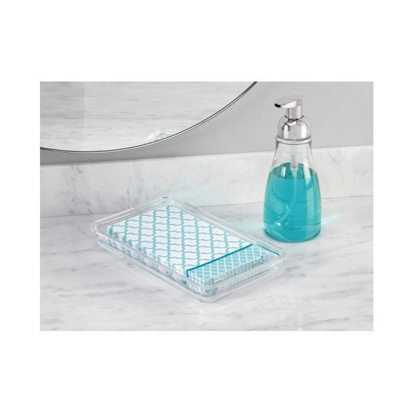 Pladenj za brisače iDesign Clarity, dolžina 25 cm-image-3