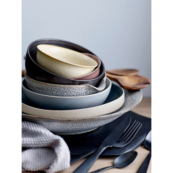 4-delni set jedilnega pribora v črni barvi Bloomingville Cutlery Eleganza-image-2