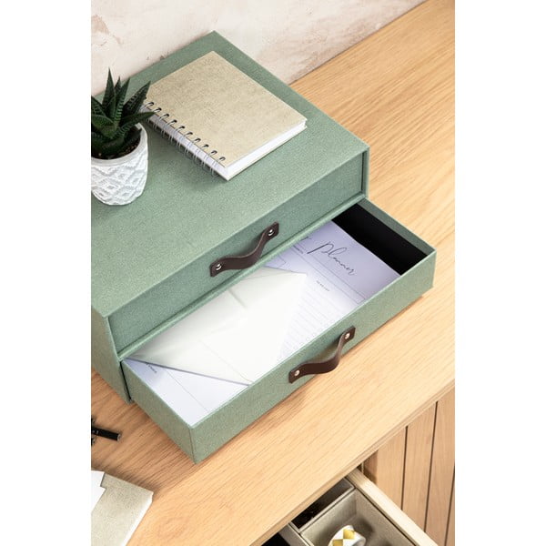 Zelen kartonast organizator za predale Birger Canvas Paper Laminate – Bigso-image-2