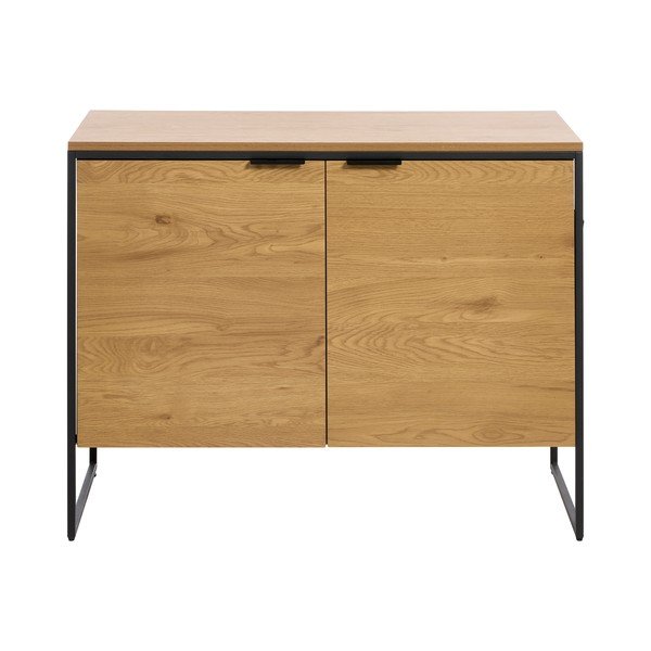 Komoda v hrastovem dekorju v naravni barvi 104,5x80x45 cm Cesura – Unique Furniture
