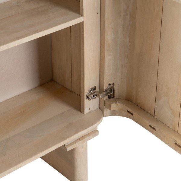 Omarica iz masivnega manga v naravni barvi 90x138 cm Batel – Ixia-image-4