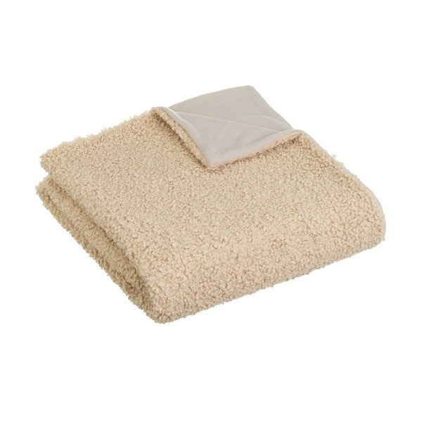 Bež odeja iz sherpa flisa 130x160 cm Sherpa – Casa Selección