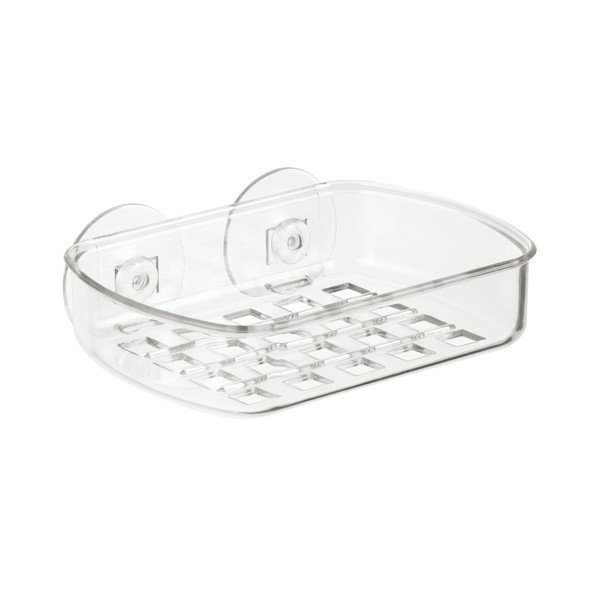 Prozorno držalo za milo s priseski iDesign Suct-image-1