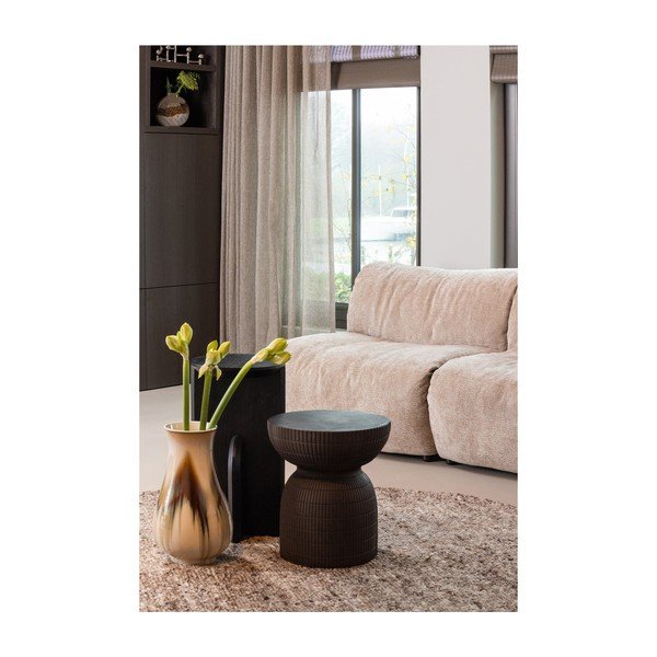 Okrogla stranska mizica iz masivne akacije ø 30 cm Kioni – WOOOD-image-1