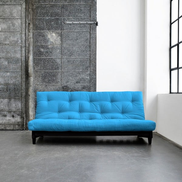 Kavč postelja Karup Fresh Wenge/Horizon Blue