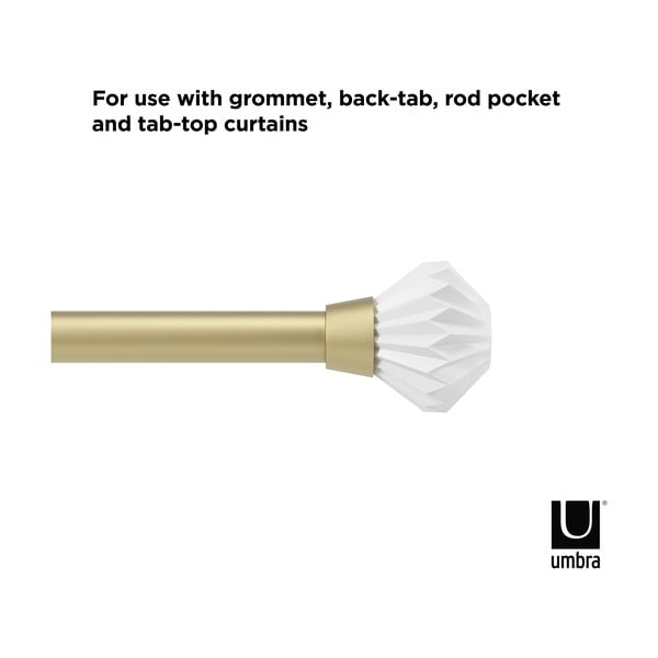 Jeklena raztegljiva karnisa 107 - 305 cm Pleat - Umbra-image-4