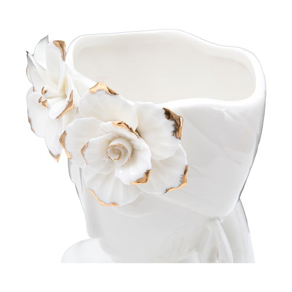 Bela porcelanasta vaza Mauro Ferretti Mlada ženska-image-3
