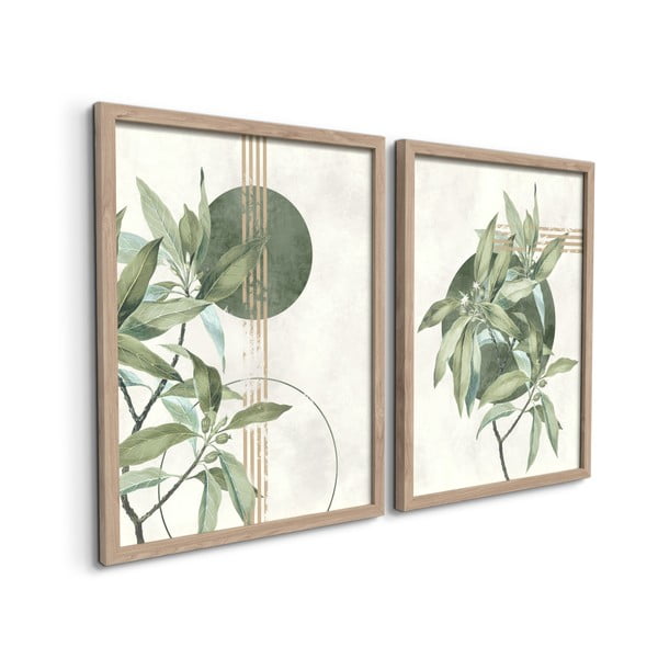 Slike v kompletu 2 ks 30x40 cm Green – Styler-image-3