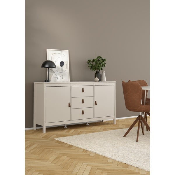 Sivo-bež komoda 152x80x38 cm Madrid – Tvilum-image-2