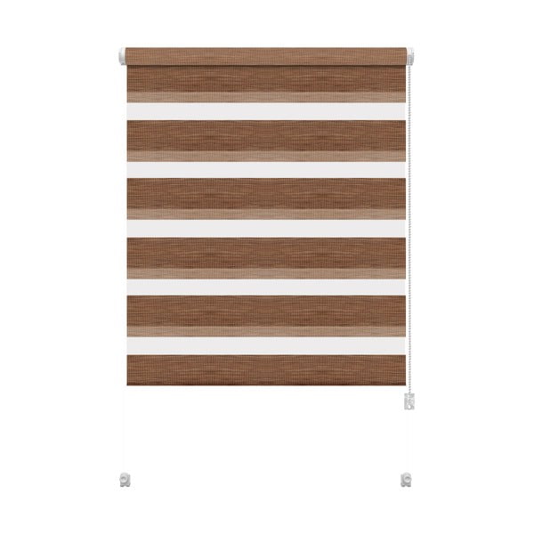 Rjav zatemnitveni rolo 72,5x150 cm Zebra Natur – Gardinia