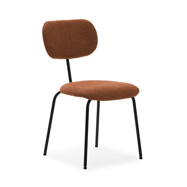 Opečnato oranžni jedilni stoli v kompletu 4 ks Dash – Marckeric